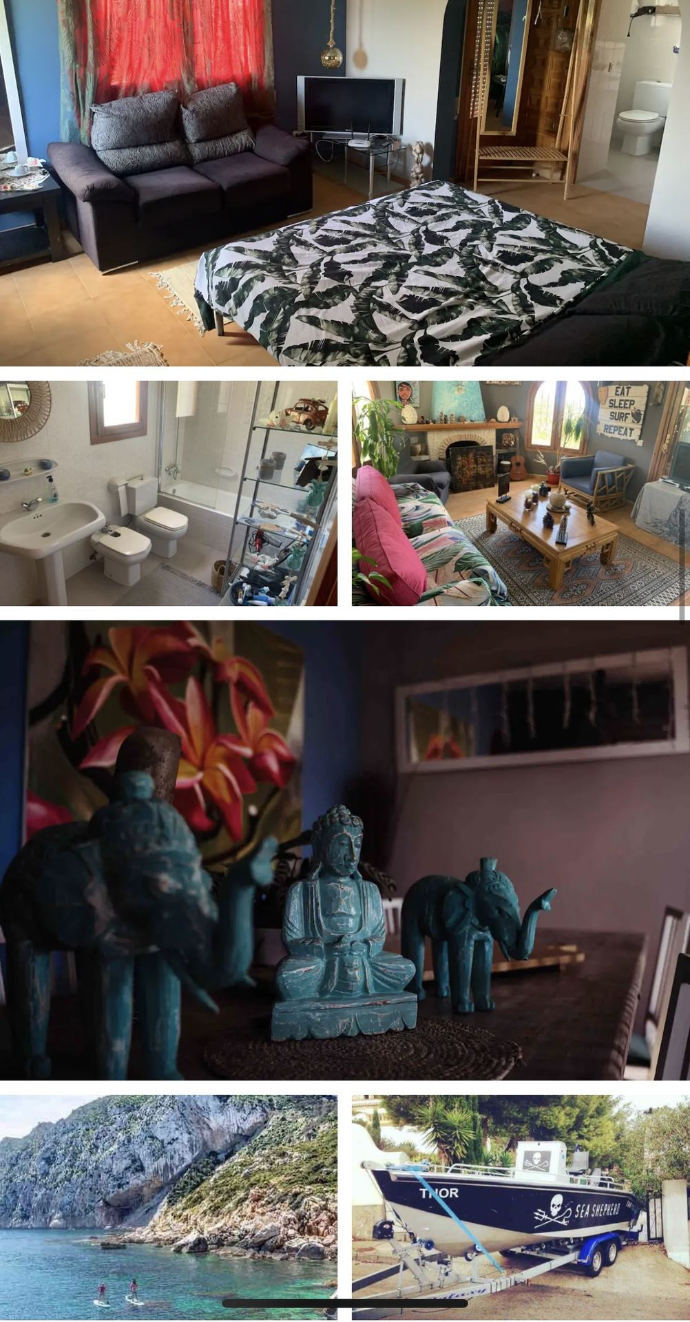 Cozy interiors and accomodation here at Ohana Calpe